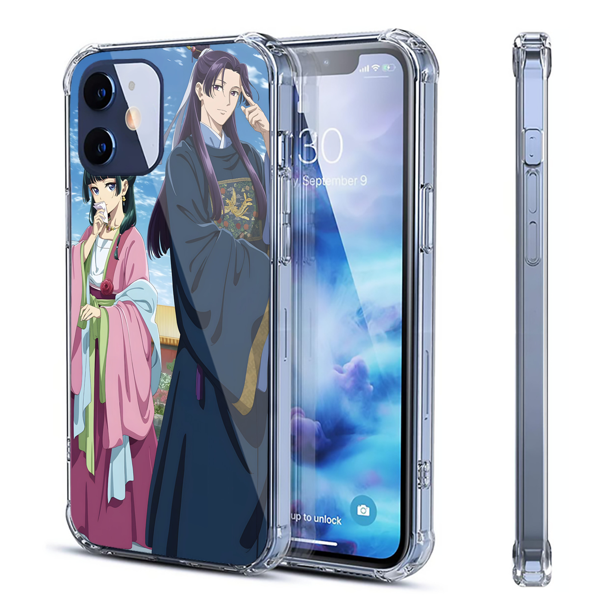 （画像用） 薬屋のひとりごと The Apothecary Diaries 【iPhone 12シリーズ対応】透明スマホケース（クリアソフトケース）